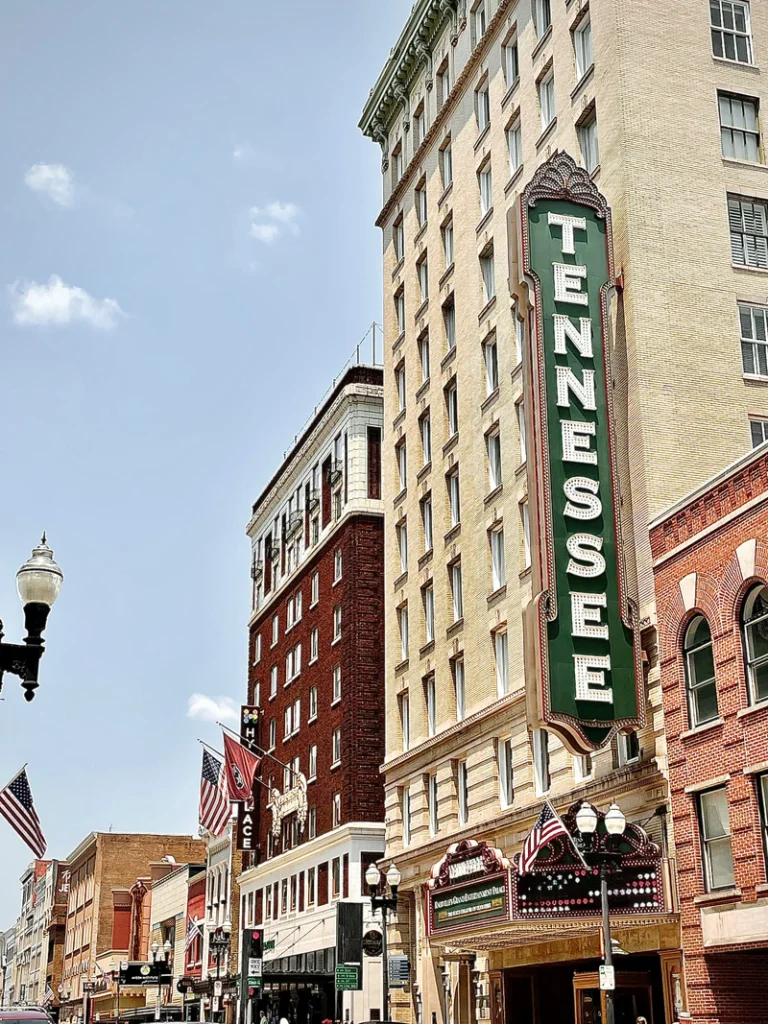 Online Rehab in Nashville, TN 1 View of a street in Knoxville, Tennessee